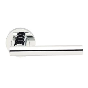 Image of Jedo Petra Door Handle on Round Rose