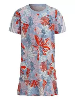 Image of adidas Sportswear Girs Kids Disney Moana Dress, Light Pink, Size 3-4 Years