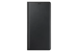 Image of Samsung Black Galaxy Note9 Leather Wallet Cover
