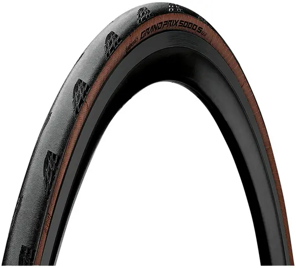 Image of Continental Grand Prix 5000S Tubeless Ready Tyre Foldable Blackchili Compound 700X32C black/transparent