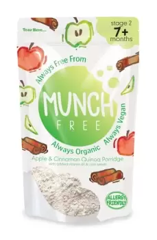 Image of Munch Free Apple & Cinnamon Quinoa Porridge - 160g x 5