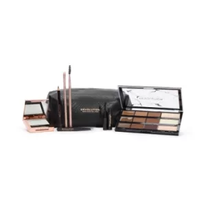 Makeup Revolution Brow Shaping Kit With Bag Gift Set