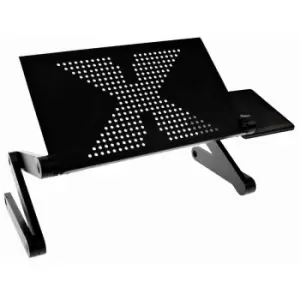 United Entertainment Multifunctional Laptop Stand Black