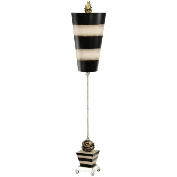 Image of Elstead Peony - 1 Light Table Lamp Black, Taupe, E27