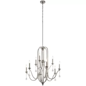 Image of Chandelier Karlee Pare-mains classique 86,4 Cm