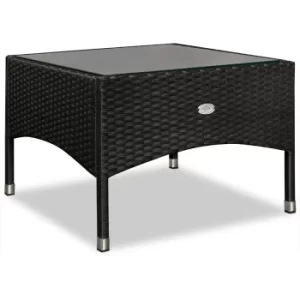 Image of Poly Rattan Side Table 58x58x42cm