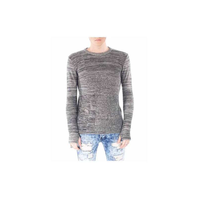 Image of Project X Paris Thick destroy sweater Project X Paris Noir Male S