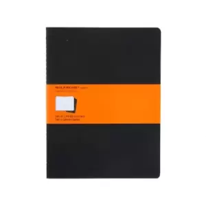 image of Moleskine Cahier Ruled Notebook Extra Large Pack of 3 Soft Cover, black