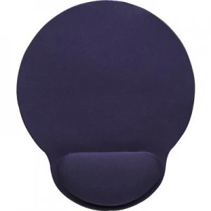 Image of Manhattan 434386 Mouse pad Blue (L x W x H) 240 x 203 x 40 mm