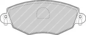 Image of Ferodo FDB1425 Brake Pad Set Front Axle Premier Car