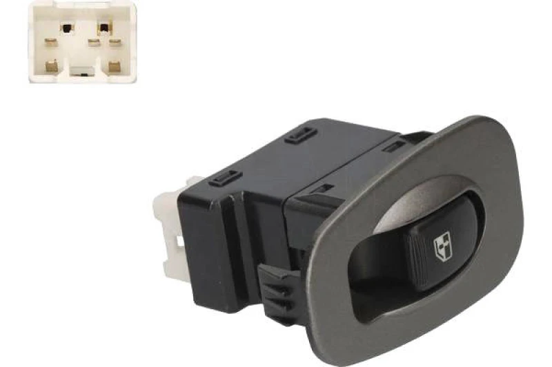 Image of Alfa e-Parts AF00293 Switch, window winder Right Rear Plastic Switch,window winder (1761)