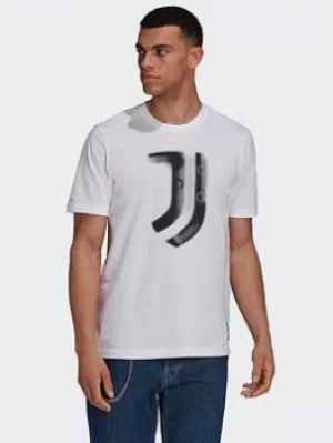 Image of adidas Juventus T-Shirt, White, Size L, Men