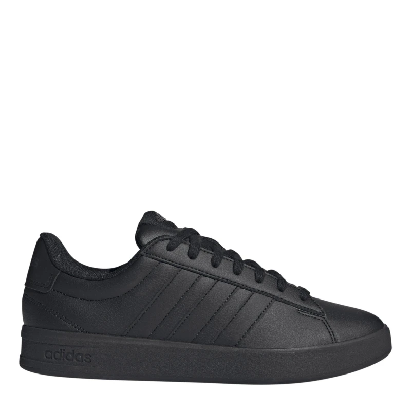 Image of adidas Grand Court Base 2 Trainers Mens Triple Black male 7.5 (41.3)