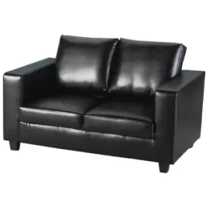 Image of Seconique Tempo 2 Seater Sofa in Black