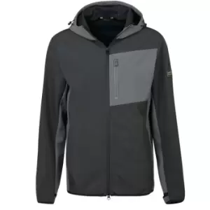 Image of Barbour International Mercian Shell & Fleece Jacket - Black