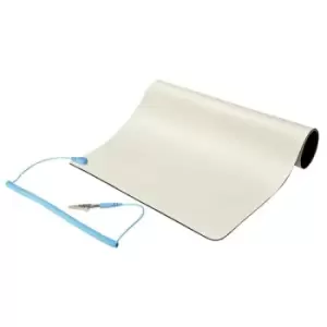 Image of StarTech.com Anti Static Mat ESD Mat for Electronics Repair Anti Static Table/Desk Mat w/Detachable Grounding Wire ANSI/ESD S 4.1 Flexible Thermoplast