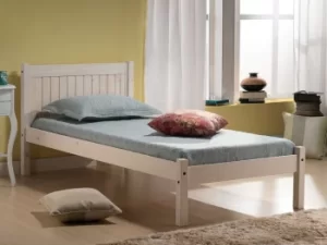 Image of Birlea Rio 3ft Single Whitewash Wooden Bed Frame
