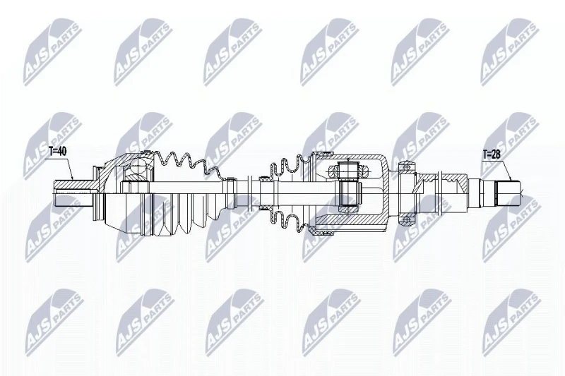 Image of NTY Drive shaft NTY NPW-FR-086