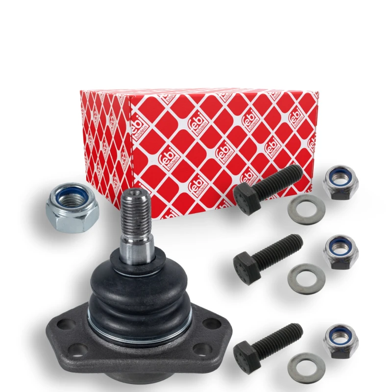 Image of FEBI BILSTEIN 43087 Ball joint Front Axle Right, with bolts/screws Support-/Steering Link (2462)