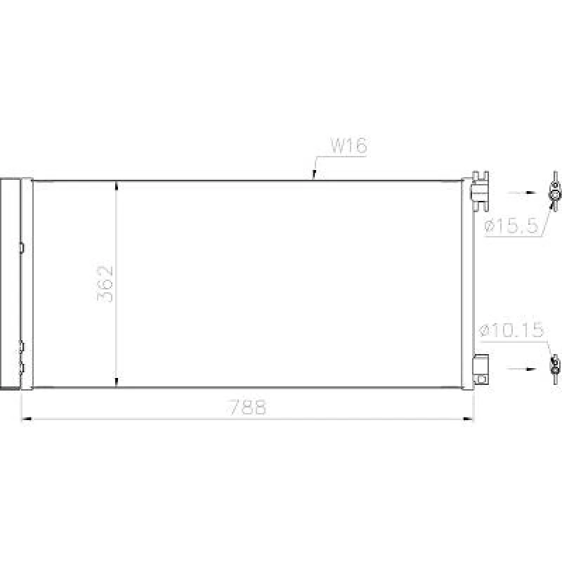 Image of Air conditioning condenser DIEDERICHS DCC1955