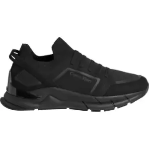 Image of Calvin Klein Low Top Lace Up Lth Mix - Black