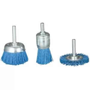 Makita 3 Piece Nylon Brush Set Fine