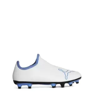 image of Puma Finesse Laceless FG Child Football Boots - White