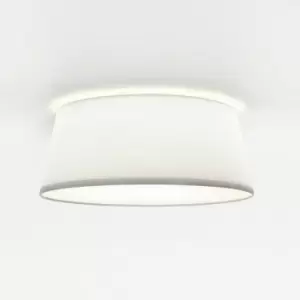 Image of Astro Fife Cylindrical 33cm Ceiling Light, White Fabric