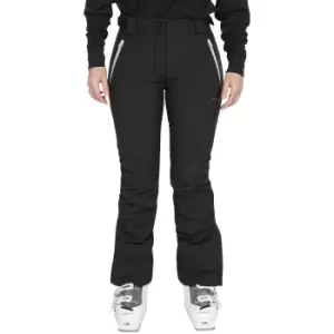 image of Trespass Womens/Ladies Lois Ski Trousers (L) (Black)