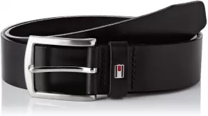 Image of Tommy Hilfiger Mens New Denton 4.0 Leather Belt - Black - 85cm