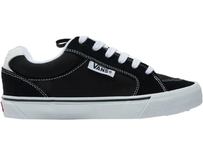 Image of Vans Kids Chukka Push Trainers Black White, 5