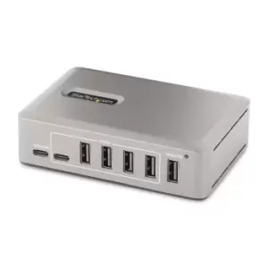 image of StarTech.com 10-Port USB-C Hub - 8x USB-A/2x USB-C - Self-Powered...