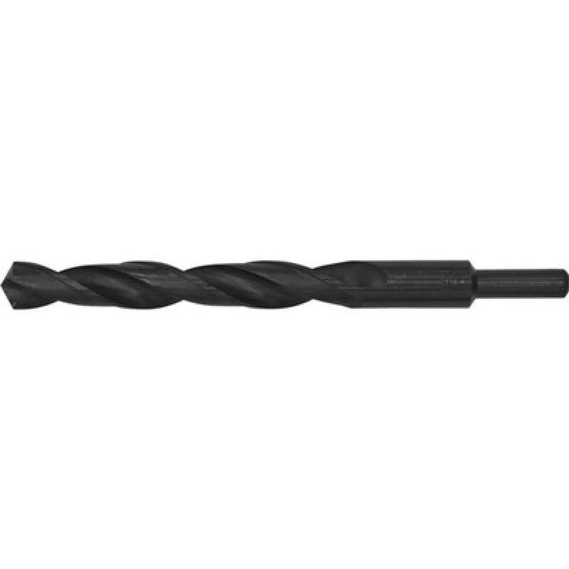Image of Loops 12.5 x 150mm HSS Roll Forged Blacksmith Drill Bit - Reduced Shank - 120mm Flute Black