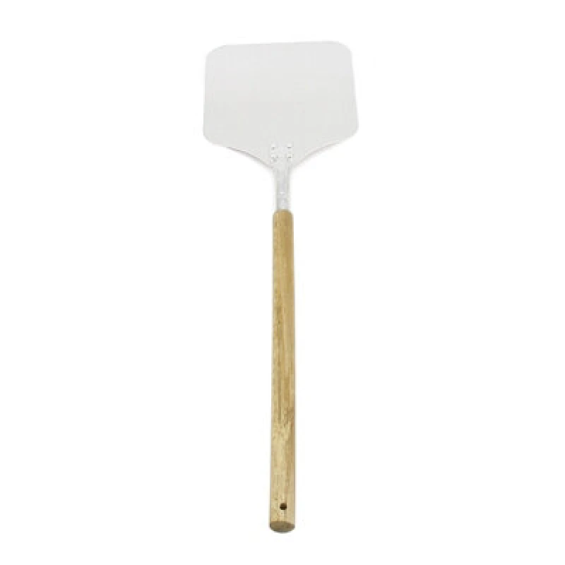 Image of Pizza Peel Oven Shovel Bakers Paddle Wooden Handle Aluminium 9a Spade Tool