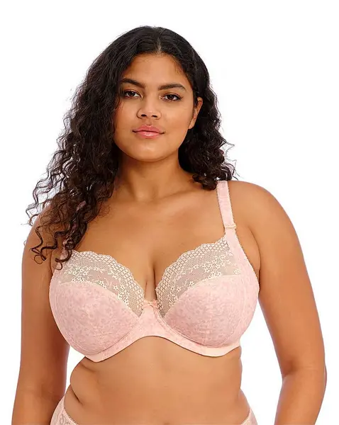 Image of Elomi Elomi Lucie Plunge Wired Bra Blush Pale Blush Female 42FF EB04814