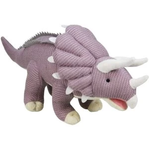 Image of Knitted Triceratops 12" Plush