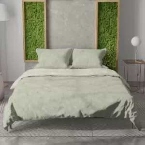 Image of Magna King Tropical Leaf Super Soft Microfibre Duvet Set