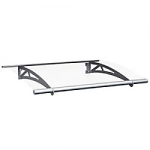 Image of OutSunny Door Awning Outdoors Water proof Transparent 1200 mm x 900 mm x 1500 mm
