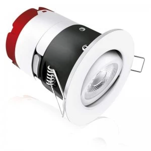 image of Aurora 7W Adjustable Dimmable Integrated Downlight IP65 Cool White - AU-MPRO2W/40