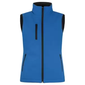 Image of Clique Womens/Ladies Softshell Panels Gilet (XXL) (Royal Blue)