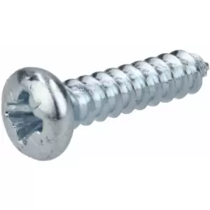 image of R-tech - 337108 Pozi Pan Head Self-Tapping Screws No. 4 13.0mm - Pack Of 100