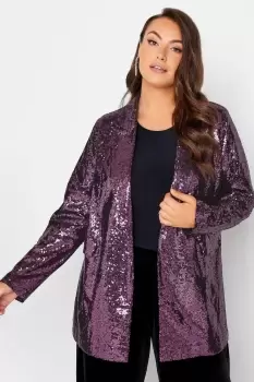 Image of Sequin Embellished Blazer