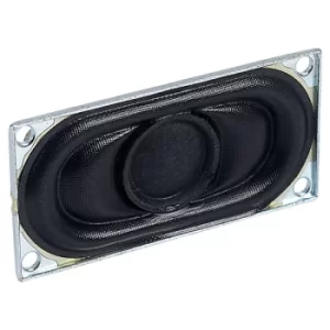 image of R-TECH 350207 Miniature Loudspeaker Rectangular 40 x 20mm 8 Ohm