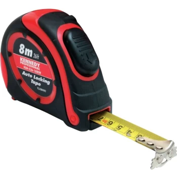 Image of 8M/26' Nylon Coated Double Sided Steel Tape - Kennedy-pro