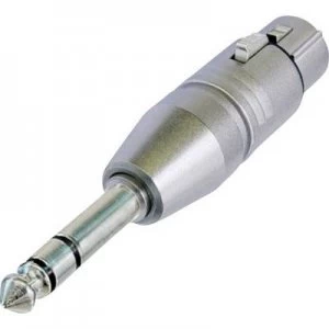 Image of Neutrik NA3FP XLR adapter XLR socket - Jack plug 6.35mm Stereo