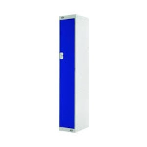 image of Single Compartment Locker D300mm Blue Door MC00001