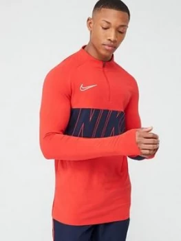 image of Nike Academy Drill Top - Navy/Red