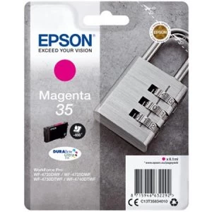 Image of Epson Padlock 35 Magenta Ink Cartridge