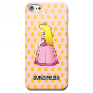 image of Nintendo Super Mario Princess Peach Peeking Phone Case - iPhone 7 - Tough Case - Matte