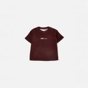 Missguided Velour Mg Kids T-Shirt - Red